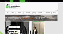 Desktop Screenshot of lanuevarutadelempleo.com